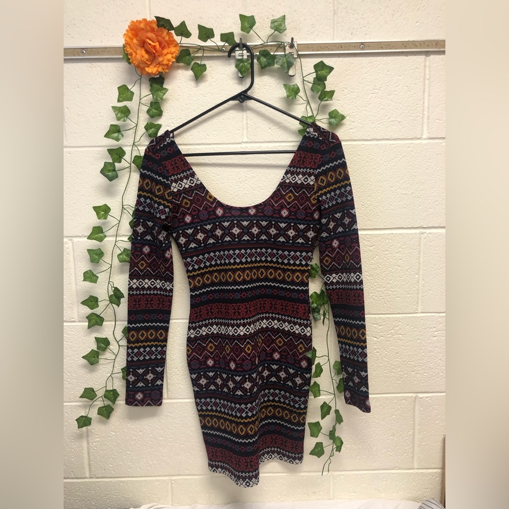 Forever 21 Print Bodycon Dress